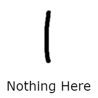 Letter I, line